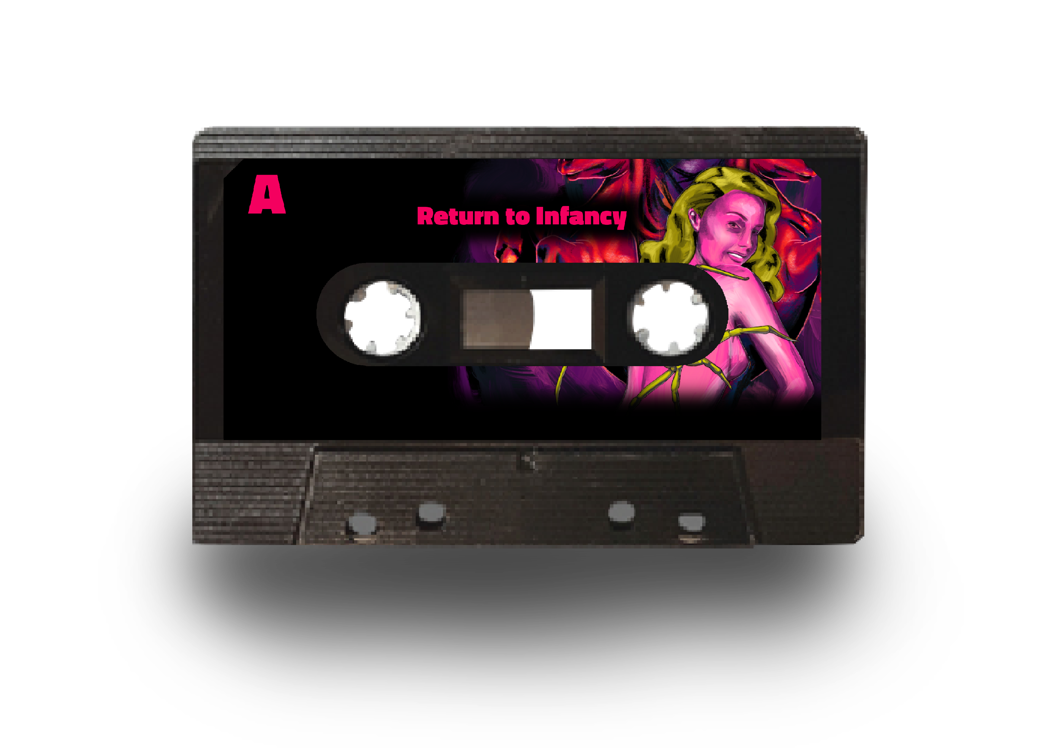 Pink Poison - 'Return to Infancy' & 'Find Me a Light' Ltd Edition Cassette & Zine Duo - Black