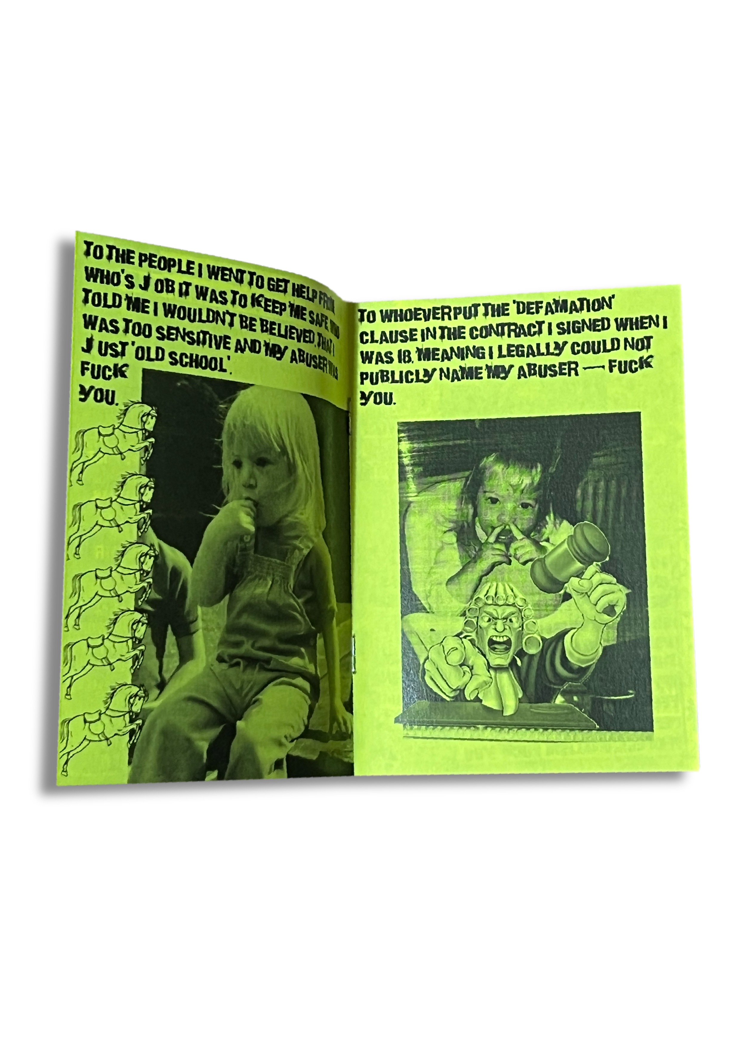 ‘FUCK YOU’ - A zine about sexism and sexual harassment in the music industry.