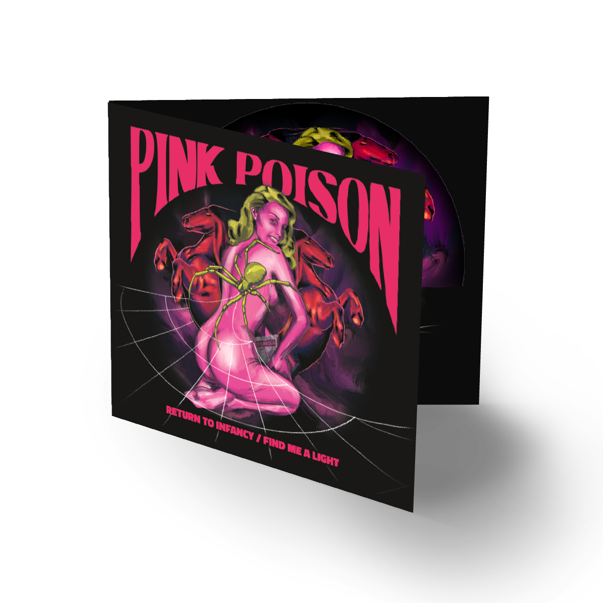 Pink Poison - 'Return to Infancy' & 'Find Me a Light' Ltd Edition CD, Cassette & Zine Bundle