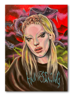 Load image into Gallery viewer, Self Portrait painting on canvas
