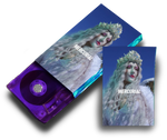 Load image into Gallery viewer, Elisabeth Elektra - ‘Mercurial’ Ltd Edition Cassette Mini Zine Duo - Transparent Purple
