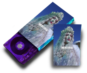 Elisabeth Elektra - ‘Mercurial’ Ltd Edition Cassette Mini Zine Duo - Transparent Purple