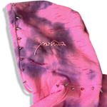 Load image into Gallery viewer, Hand Decorated Pink Tie Dye Hoodie
