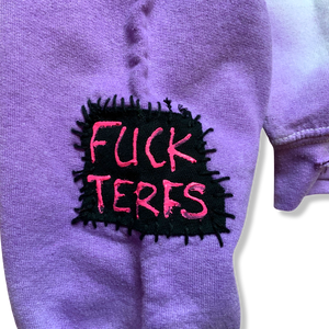 Hand Painted Patch Hoodie