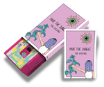 Load image into Gallery viewer, Pave The Jungle - ‘The Hissing’ Ltd Edition Cassette Mini Zine Duo - Hot Pink
