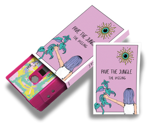 Pave The Jungle - ‘The Hissing’ Ltd Edition Cassette Mini Zine Duo - Hot Pink