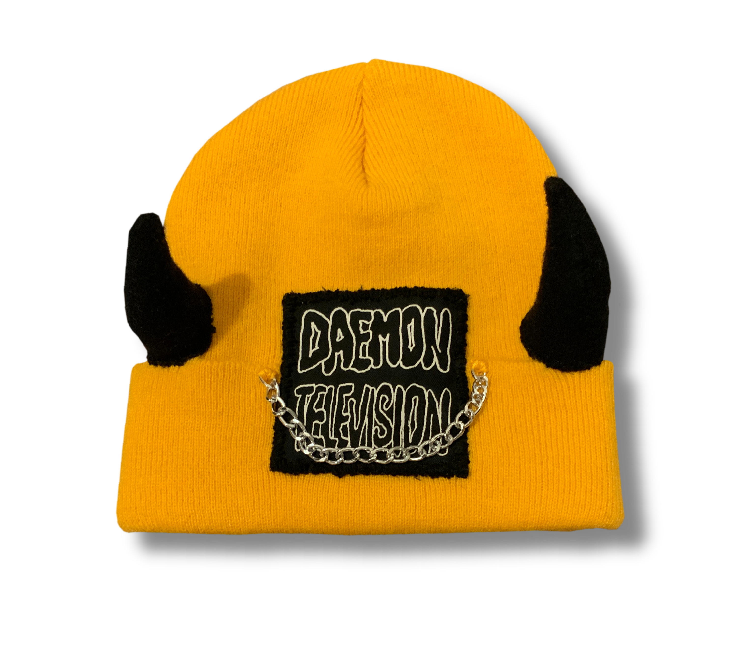Hand Sewn Plushie Horn Beanie