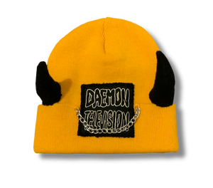 Hand Sewn Plushie Horn Beanie