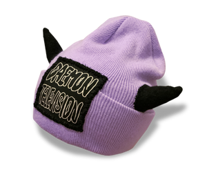 Hand Sewn Plushie Horn Beanie
